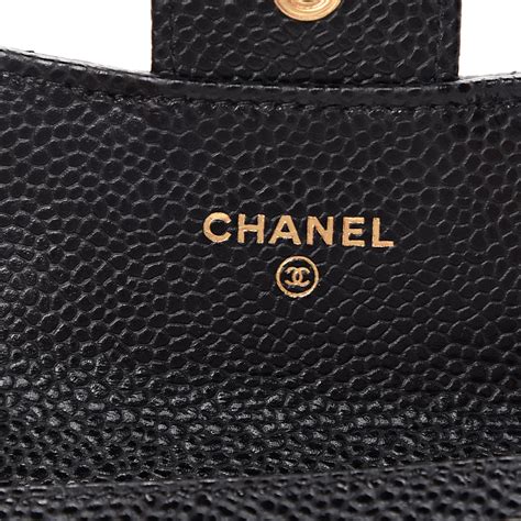 chanel classic card case|Chanel caviar card case wallet.